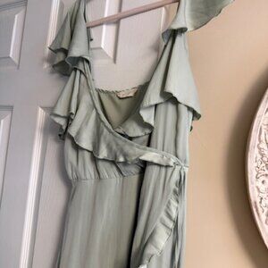 Altar'd State Silk Long Garden Dress - Size Medium